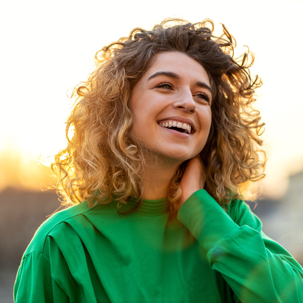 smiling young woman
